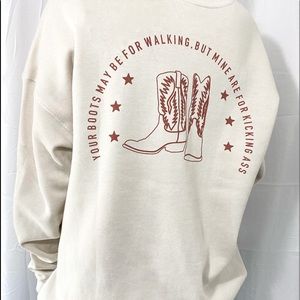 western sweatshirt